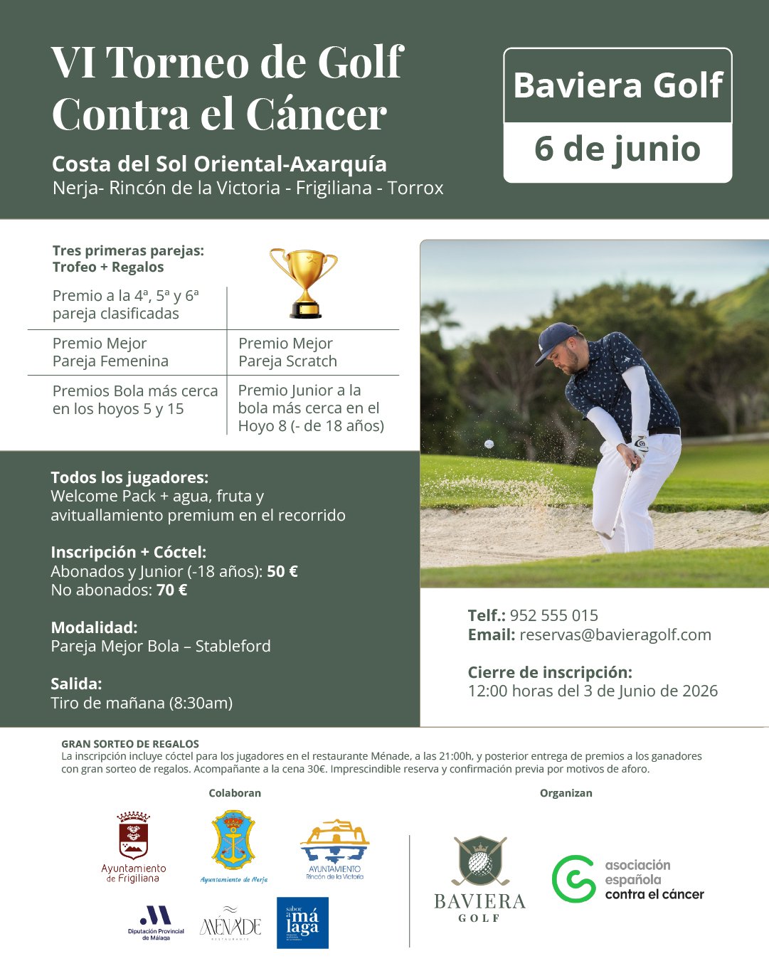 VI Torneo de Golf contra el Cáncer