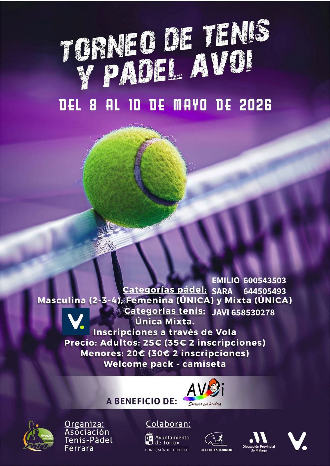 Torneo de Tenis y Pádel (Asociación AVOI)