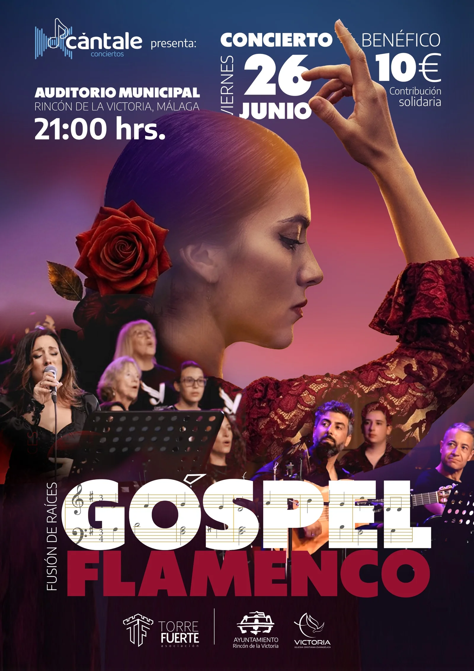 Concierto benéfico de gospel flamenco