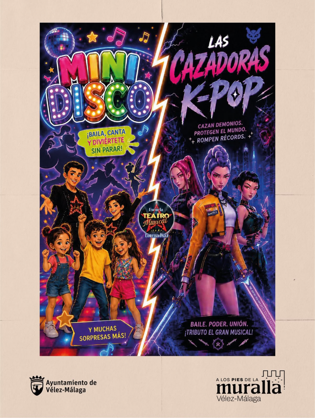 Animación Infantil: Las cazadoras K-pop y mini disco