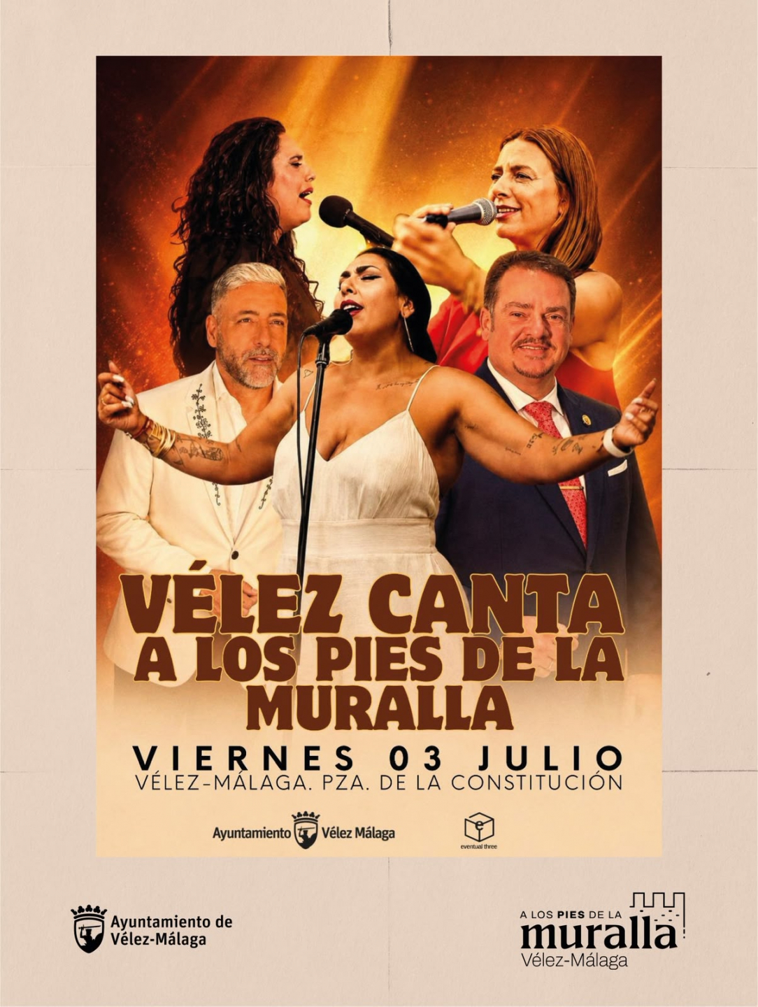 Vélez canta a los pies de la muralla