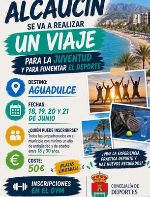 VIAJE PARA LA JUVENTUD Y FOMENTAR EL DEPORTE