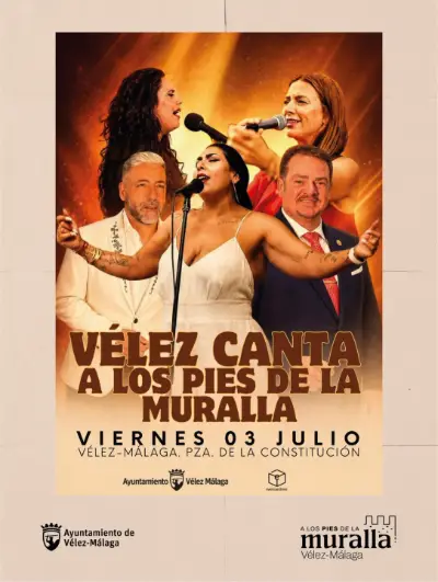 Vélez canta a los pies de la muralla